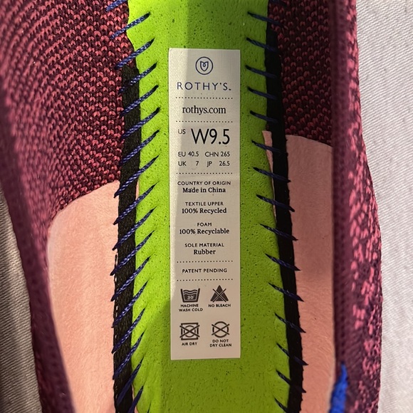 🆕 Rothy’s Fig Python Flats *Retired Color* NWOB - Picture 11 of 13